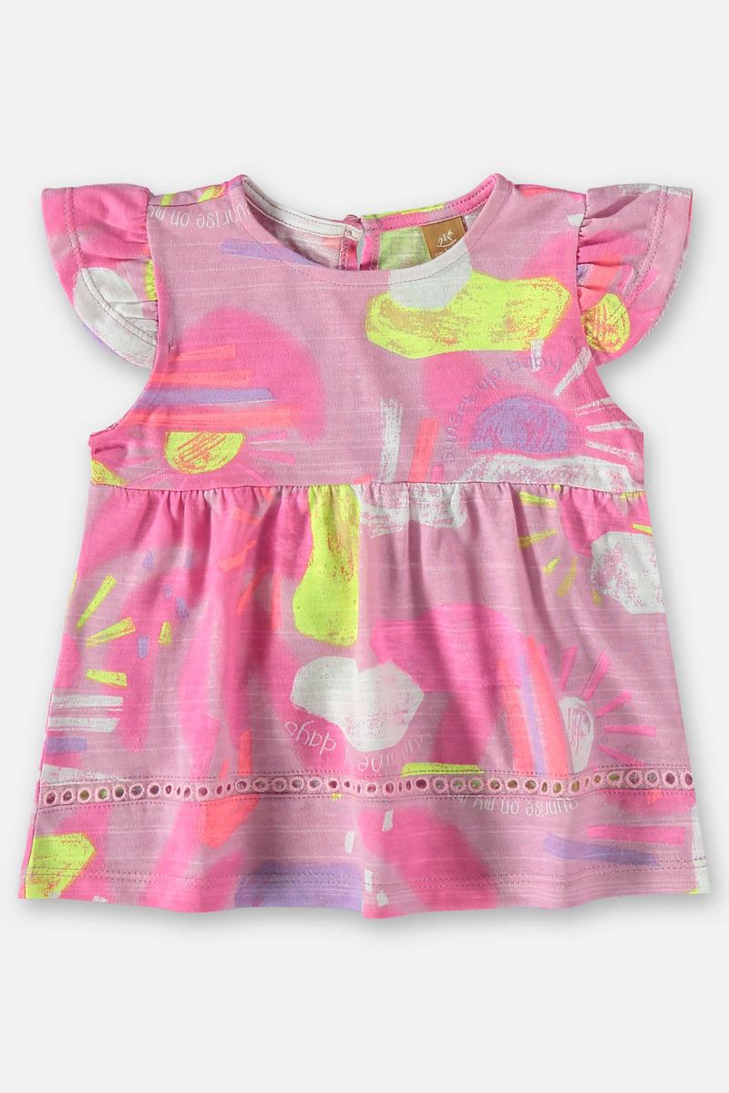Conjunto-para-Bebe-Menina-com-Bata-e-Short--Rosa--Up-Baby