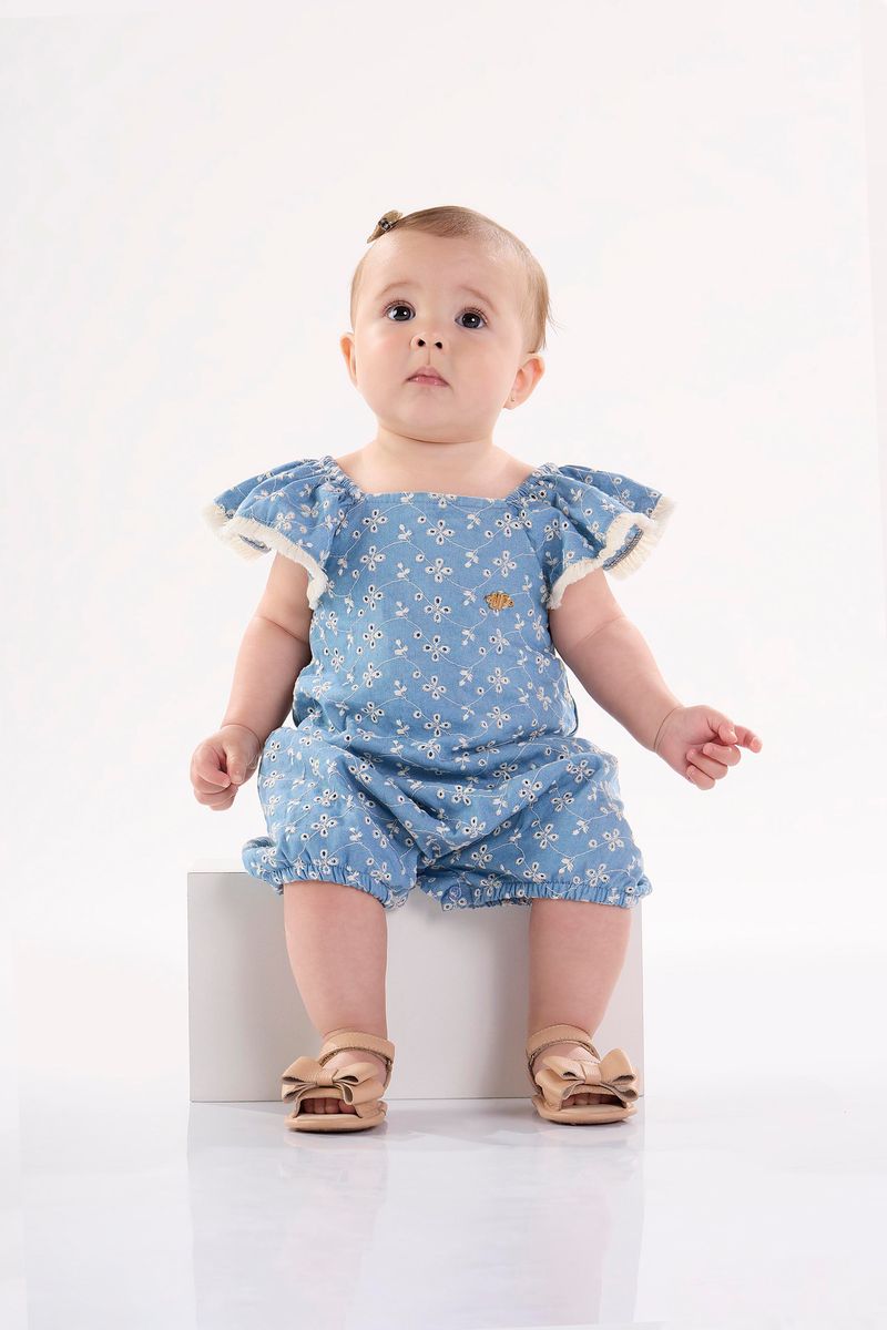 Macaquinho-Banho-de-Sol-para-Bebe-Menina-em-Laise--Azul--Up-Baby