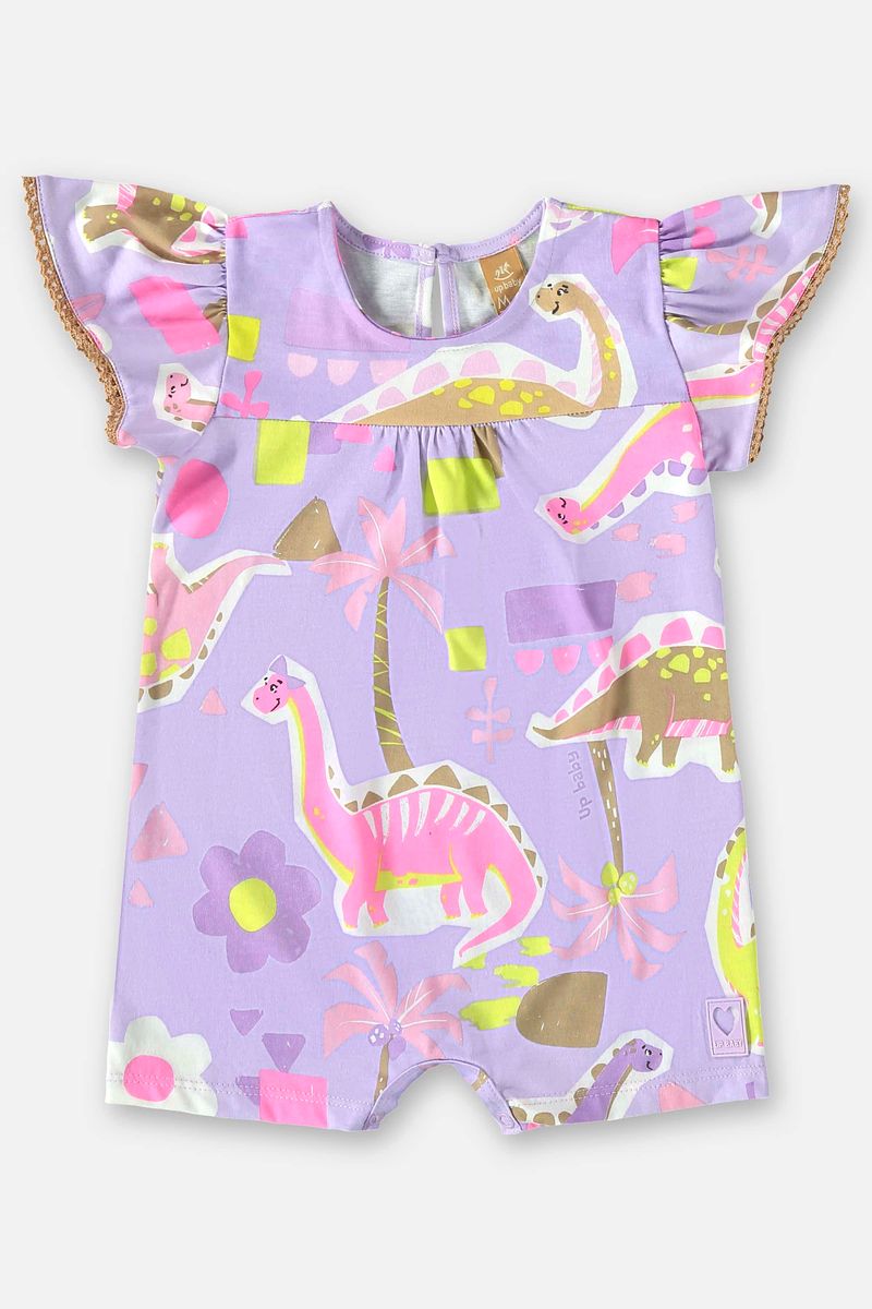 Macaquinho-e-Faixa-de-Cabelo-para-Bebe-Menina--Roxo--Up-Baby