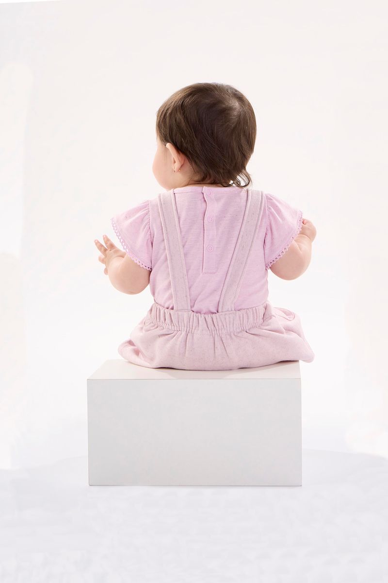 Conjunto-Body-e-Salopete-para-Bebe-Menina--Roxo--Up-Baby