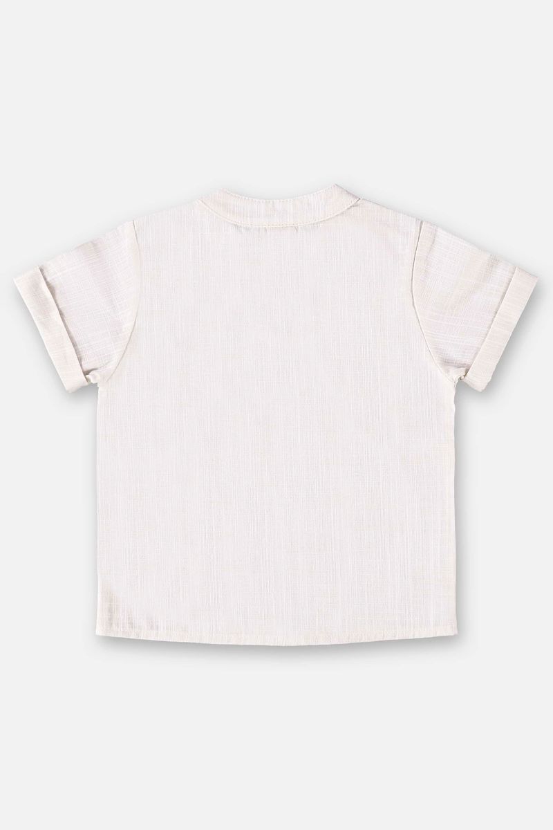 Bata-Manga-Curta-para-Bebe-Menino--Cinza--Up-Baby