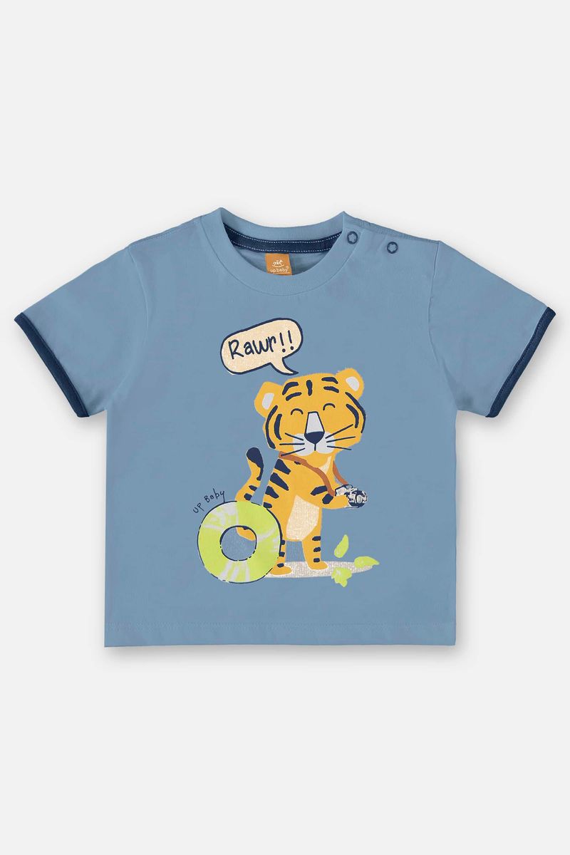 Conjunto-para-Bebe-Menino-com-Camiseta-e-Bermuda--Azul--Up-Baby