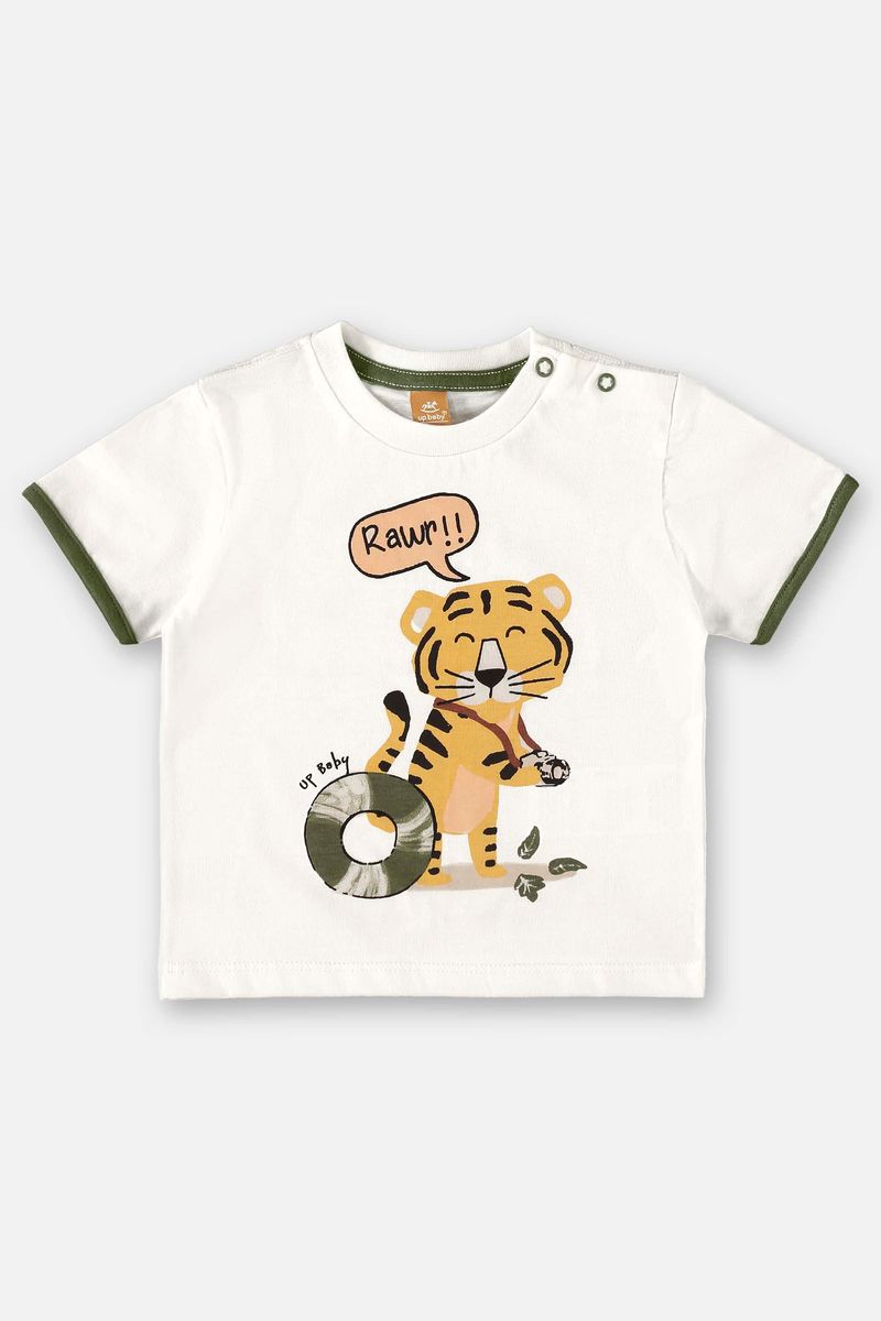 Conjunto-para-Bebe-Menino-com-Camiseta-e-Bermuda--Off-White--Up-Baby