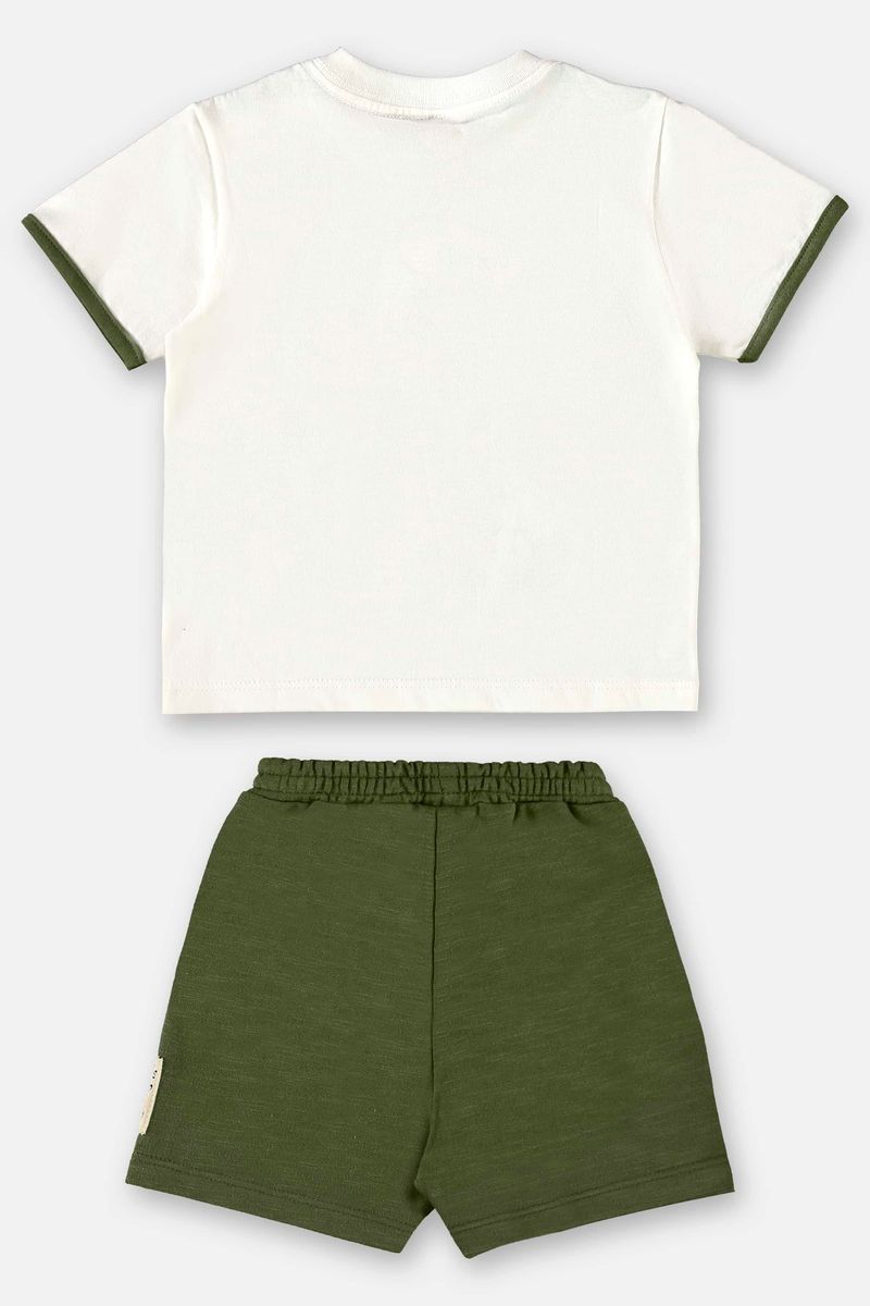 Conjunto-para-Bebe-Menino-com-Camiseta-e-Bermuda--Off-White--Up-Baby