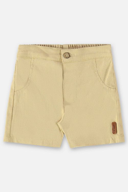 Bermuda para Bebê Menino em Linho (Bege) Up Baby
