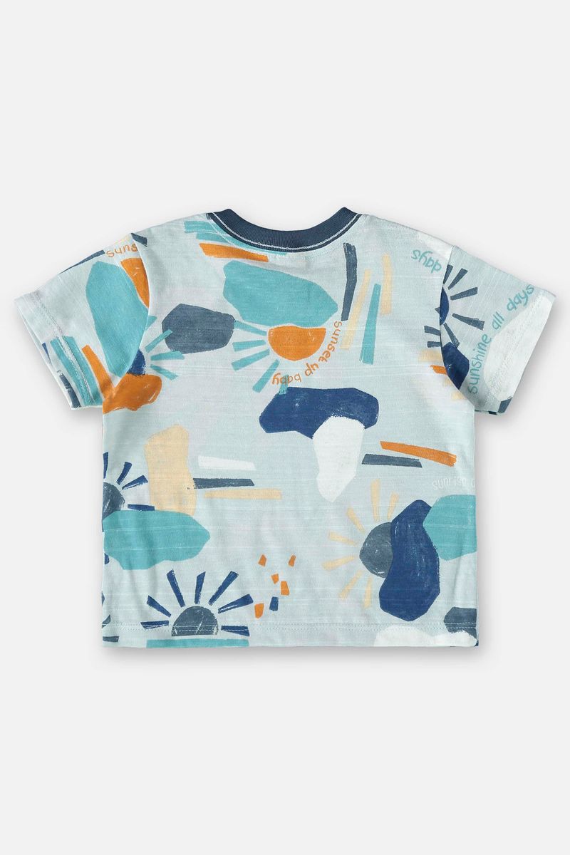 Conjunto-para-Bebe-Menino-com-Camiseta-e-Bermuda--Azul--Up-Baby