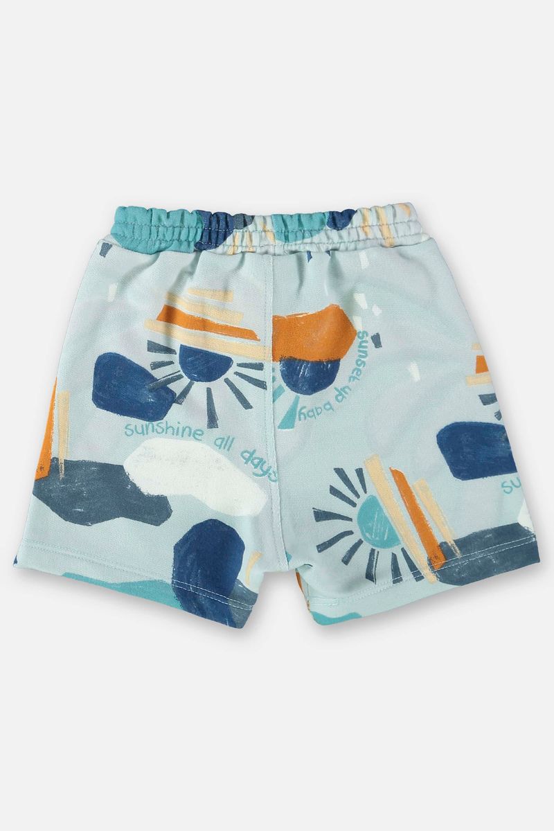 Conjunto-para-Bebe-Menino-com-Camiseta-e-Bermuda--Azul--Up-Baby