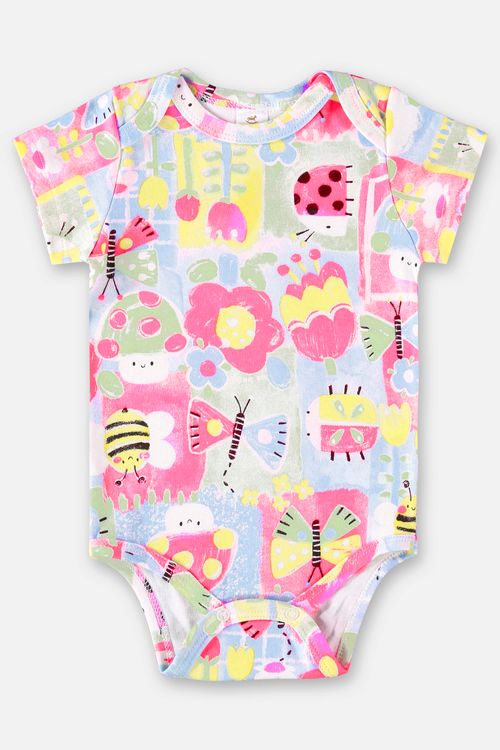 Body Essentials para Bebê Menina em Suedine (Branco) Up Baby