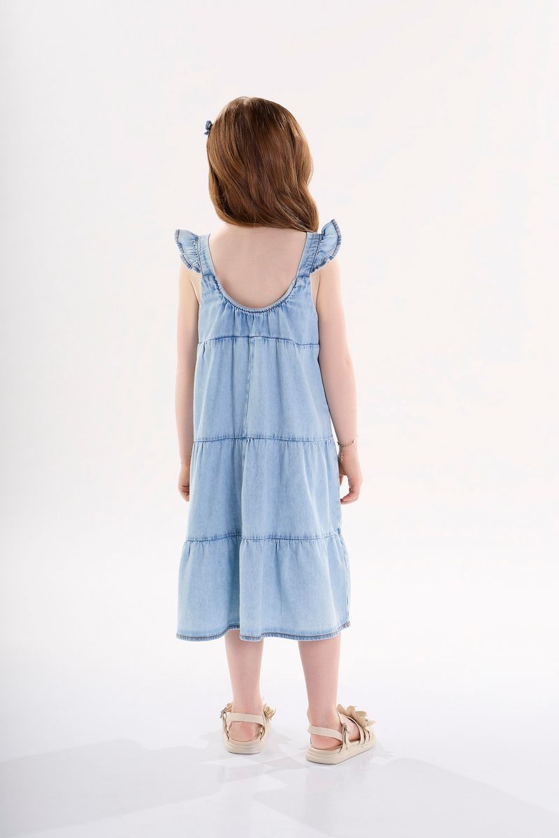 Vestido-Infantil-Manga-Curta-em-Jeans--Azul--Up-Baby