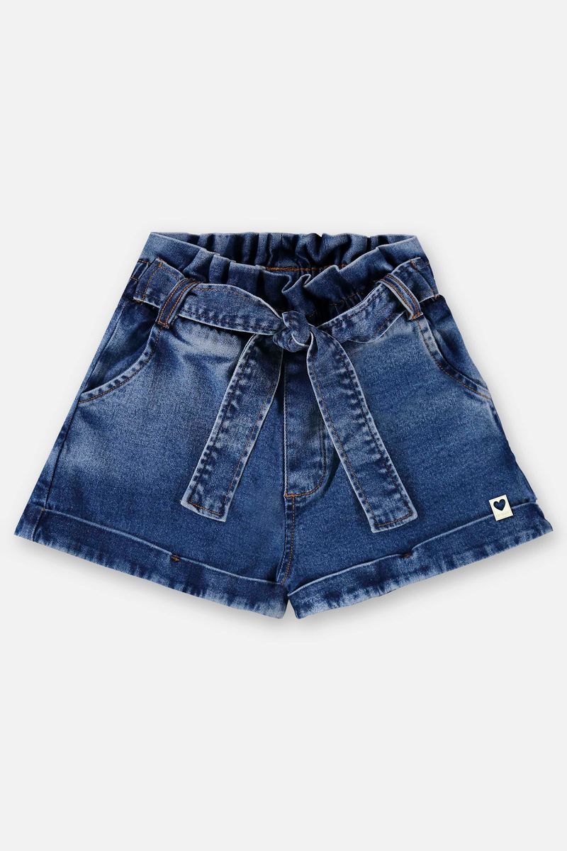 Short-Infantil-para-Menina-em-Jeans--Azul-Marinho--Up-Baby