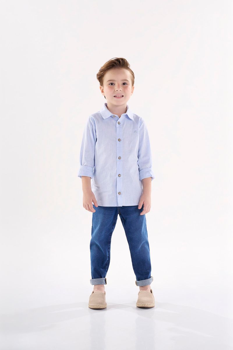 Calca-Jeans-Infantil-para-Menino--Azul-Marinho--Up-Baby