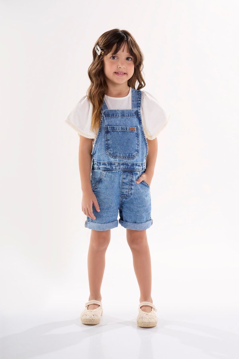 Jardineira-em-Jeans-Unissex-Infantil--Azul--Up-Baby