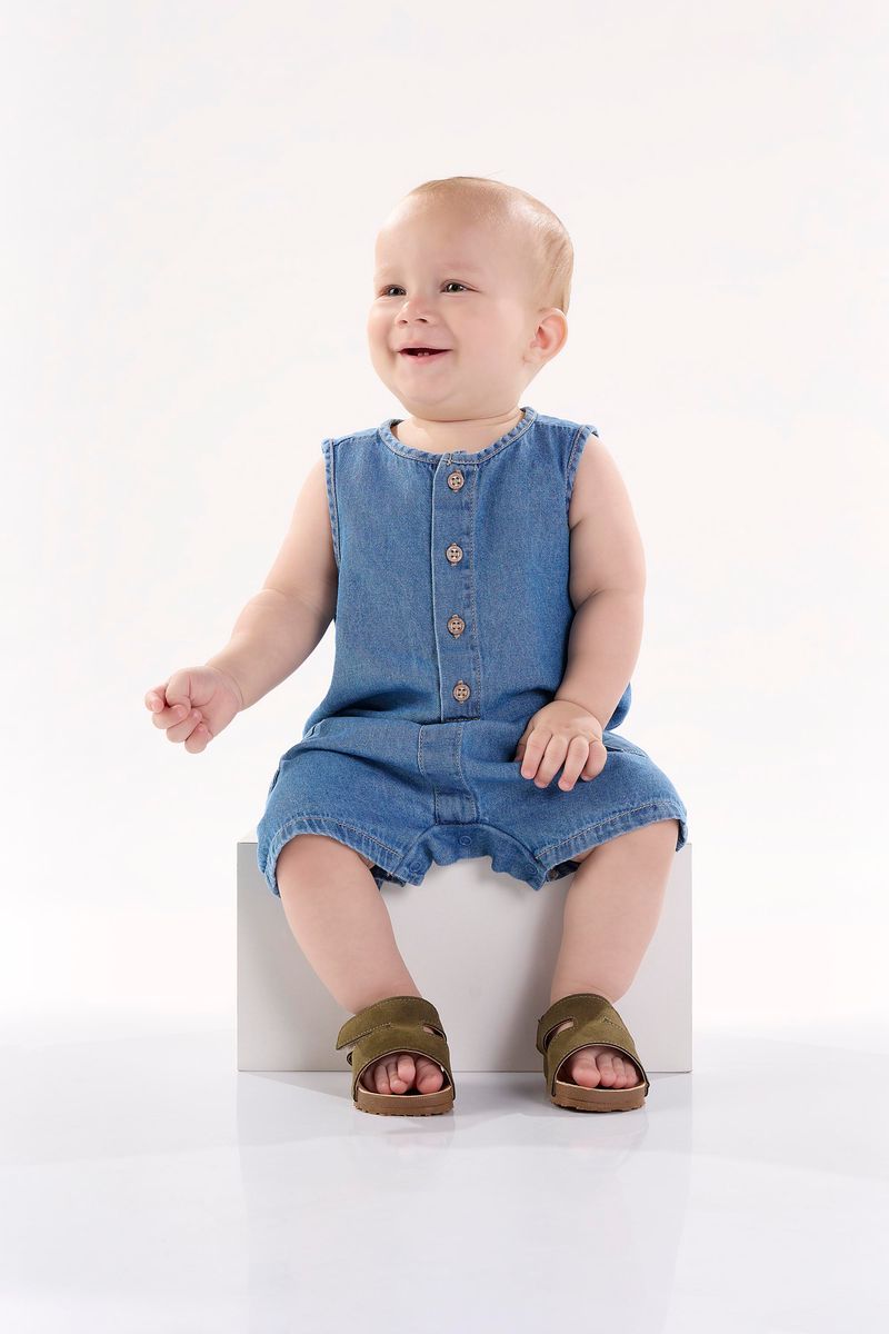 Macaquinho-para-Bebe-Menino-em-Jeans--Azul--Up-Baby