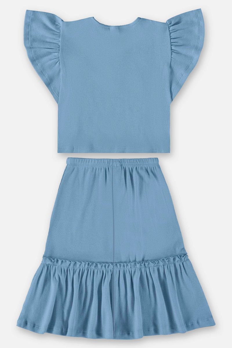 Conjunto-Infantil-Nature-para-Menina-com-Bata-e-Saia--Azul--Up-Baby