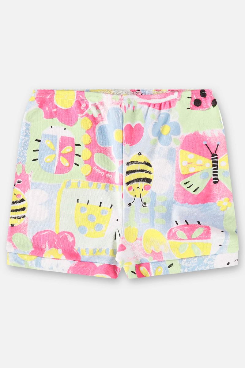 Short-Essentials-para-Bebe-Menina-em-Suedine