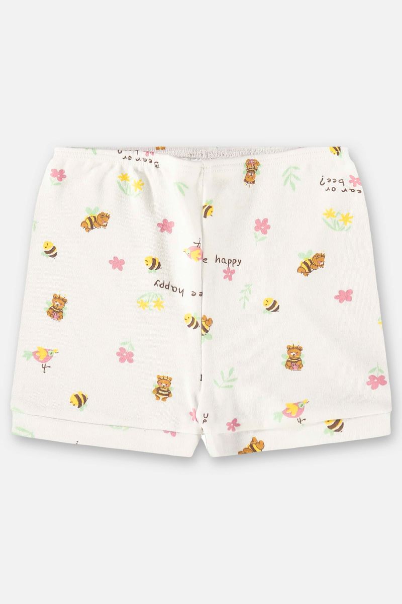 Short-Essentials-para-Bebe-Menina-em-Suedine