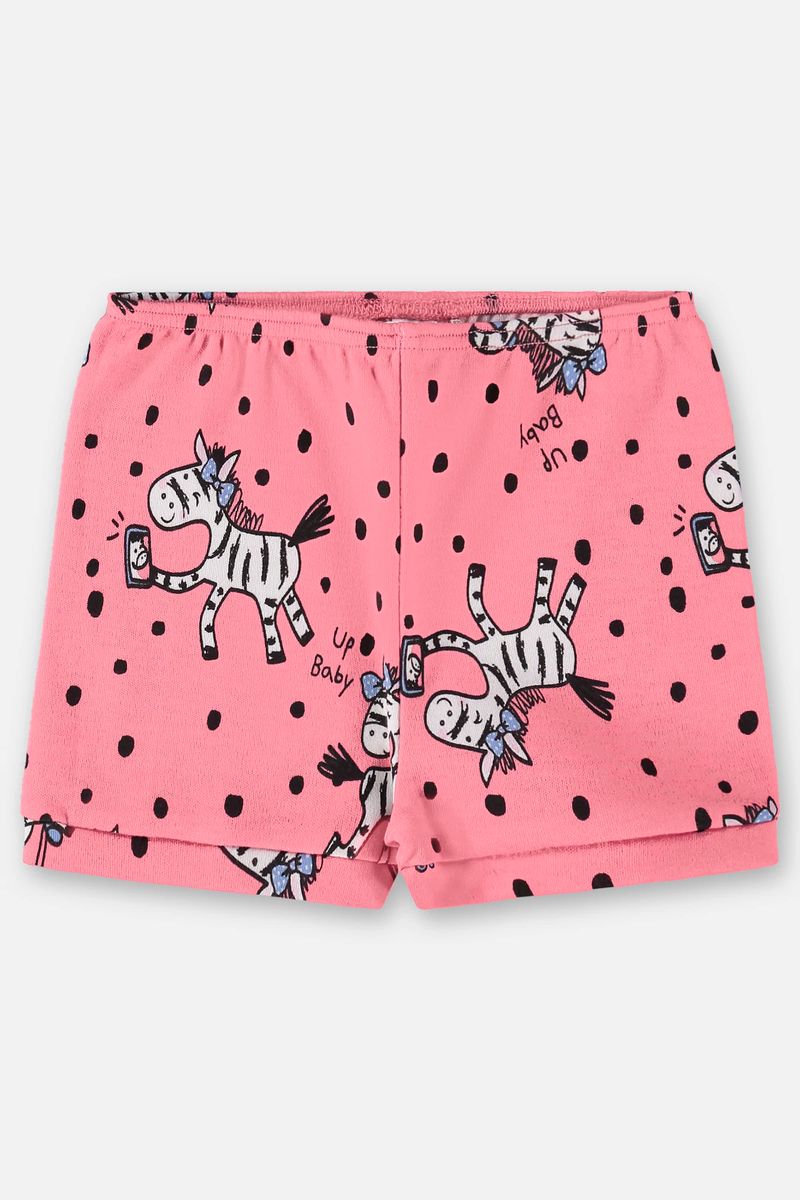 Short-Essentials-para-Bebe-Menina-em-Suedine