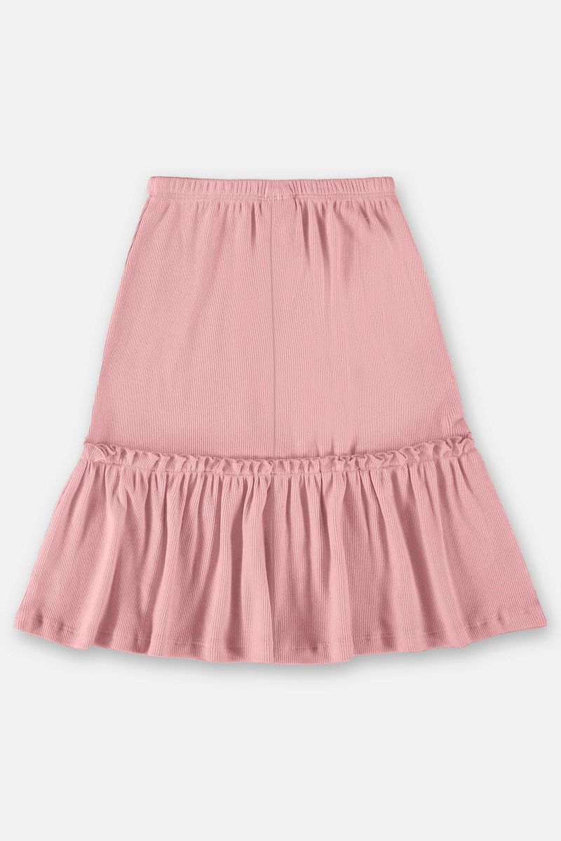 Conjunto-Infantil-Nature-para-Menina-com-Bata-e-Saia--Rosa--Up-Baby