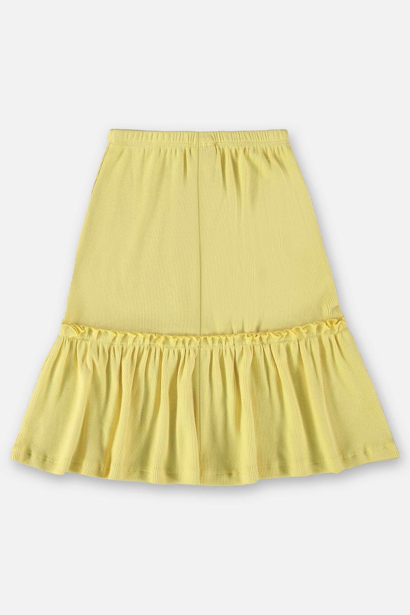 Conjunto-Infantil-Nature-para-Menina-com-Bata-e-Saia--Amarelo--Up-Baby