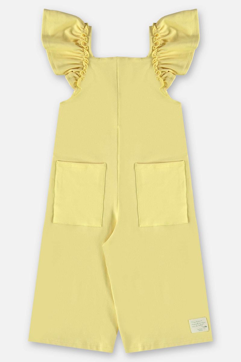 Macacao-Infantil-para-Menina-em-Molecotton--Amarelo--Up-Baby