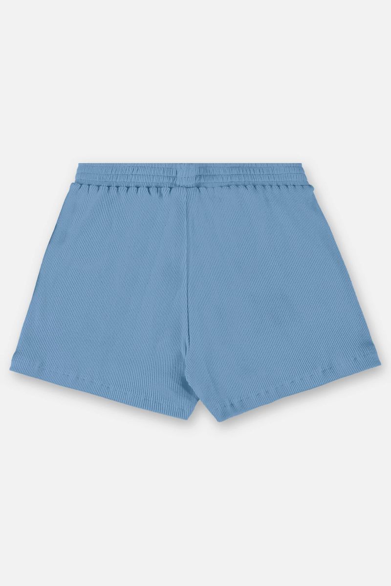 Conjunto-Infantil-para-Menina-com-Blusa-e-Shorts--Azul--Up-Baby