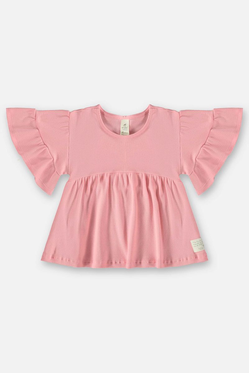 Conjunto-Infantil-para-Menina-com-Blusa-e-Shorts--Rosa--Up-Baby