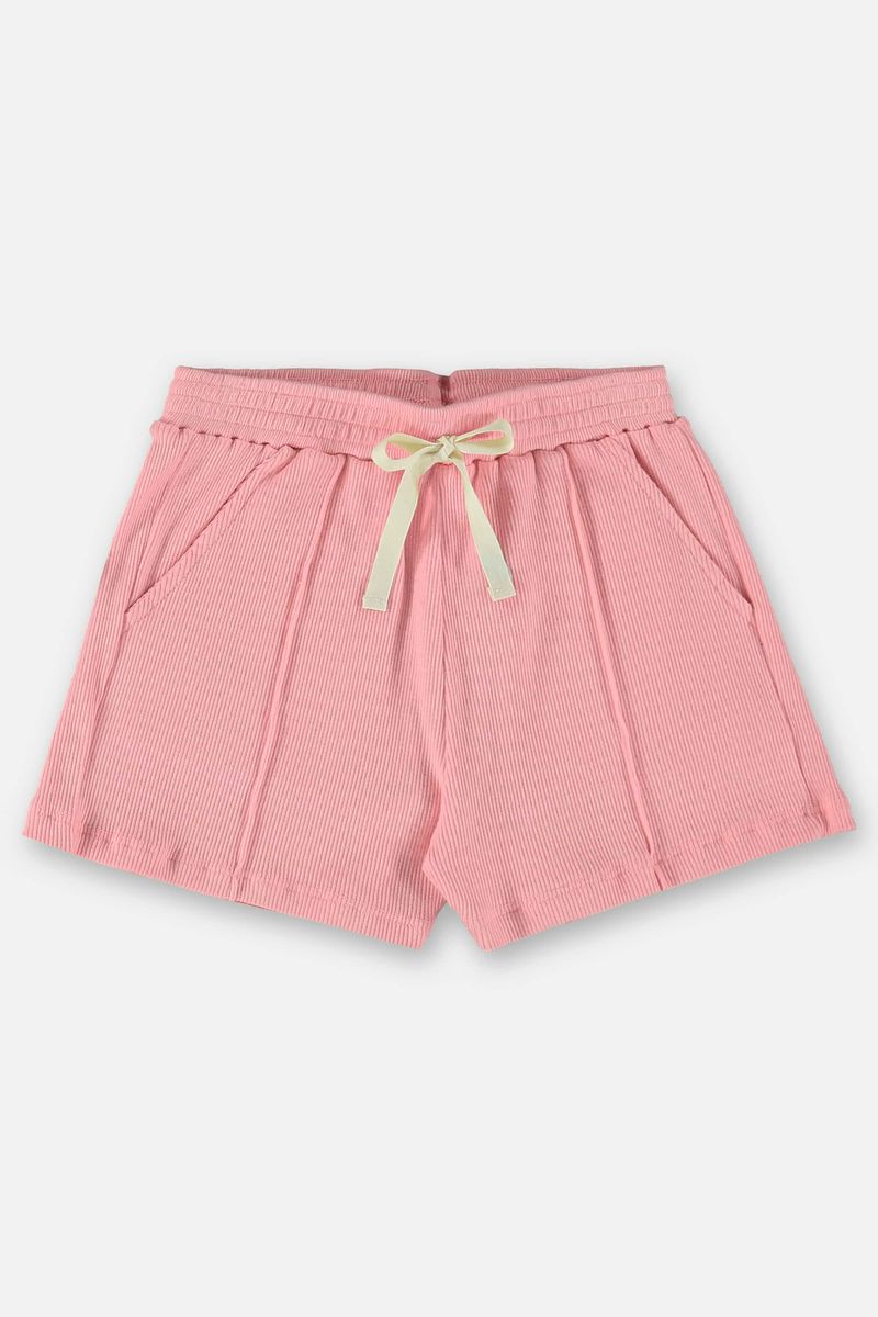 Conjunto-Infantil-para-Menina-com-Blusa-e-Shorts--Rosa--Up-Baby