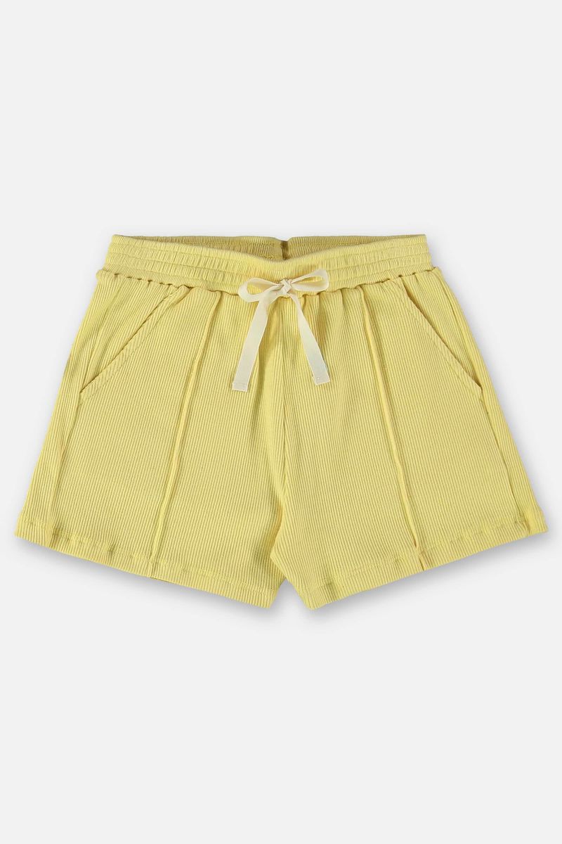Conjunto-Infantil-para-Menina-com-Blusa-e-Shorts--Amarelo--Up-Baby