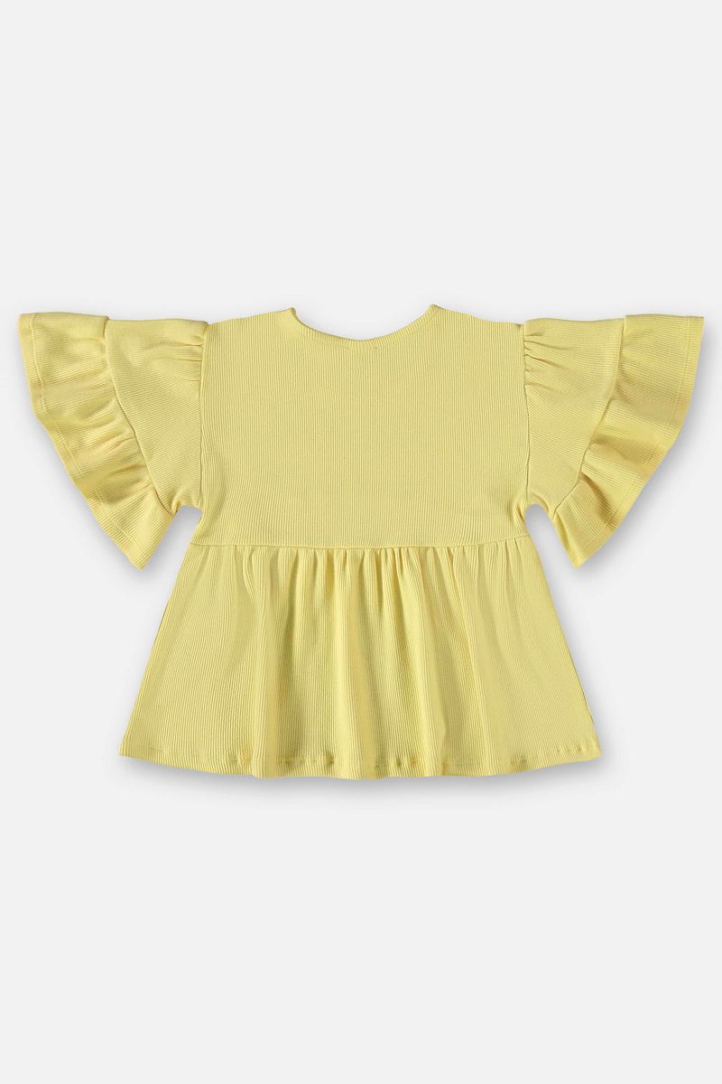 Conjunto-Infantil-para-Menina-com-Blusa-e-Shorts--Amarelo--Up-Baby