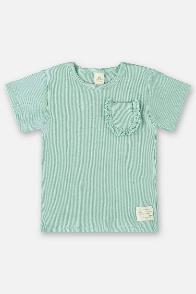 Blusa-Infantil-Nature-para-Menina-em-Ribana-Canelada--Verde--Up-Baby