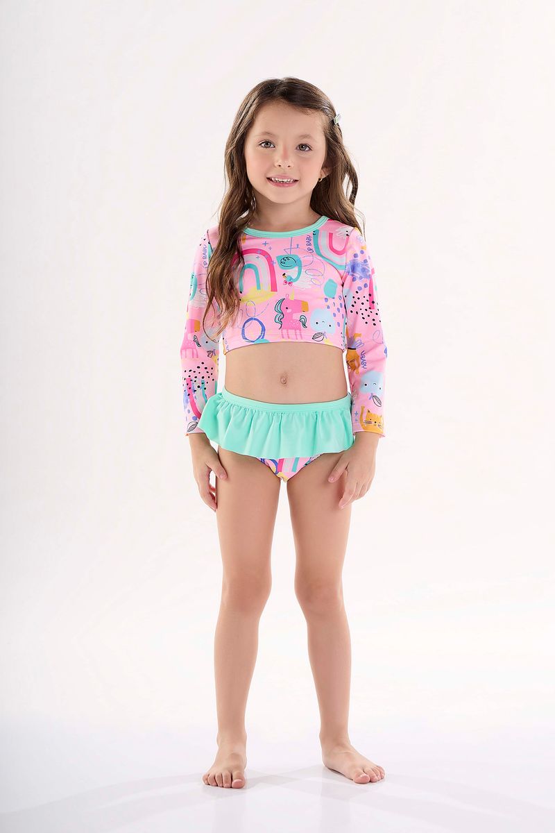 Biquini-Infantil-FPS-50-com-Blusa-e-Calcinha