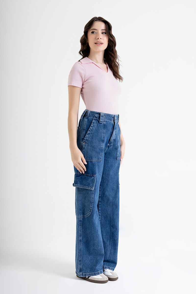 Blusa-Polo-em-Ribana-Basica--Rosa--Just-Basic