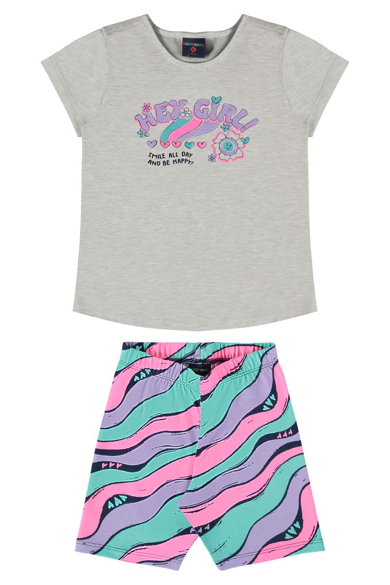 Conjunto-Infantil-para-Meninas-com-Blusa-e-Ciclista
