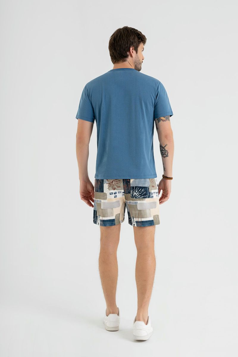 Camiseta-Manga-Curta-em-Meia-Malha-Azul