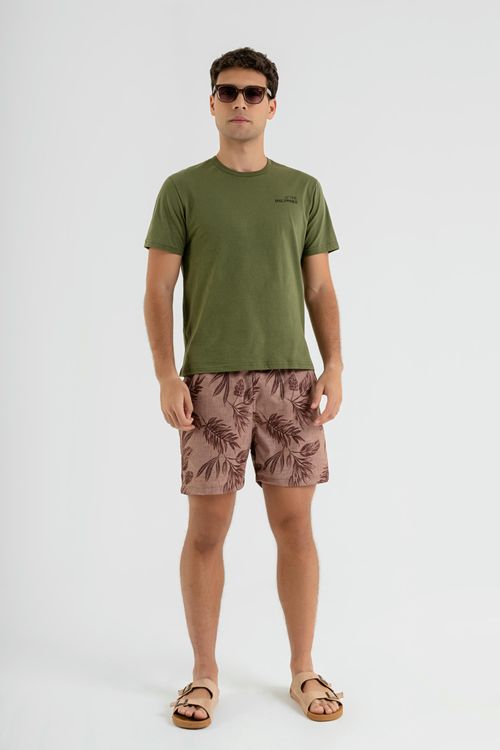 Camiseta Masculina em Meia Malha (Verde) The Philippines