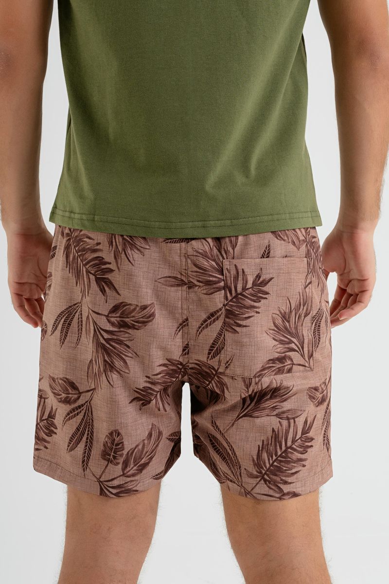 Shorts-Masculino-em-Microfibra-Marrom