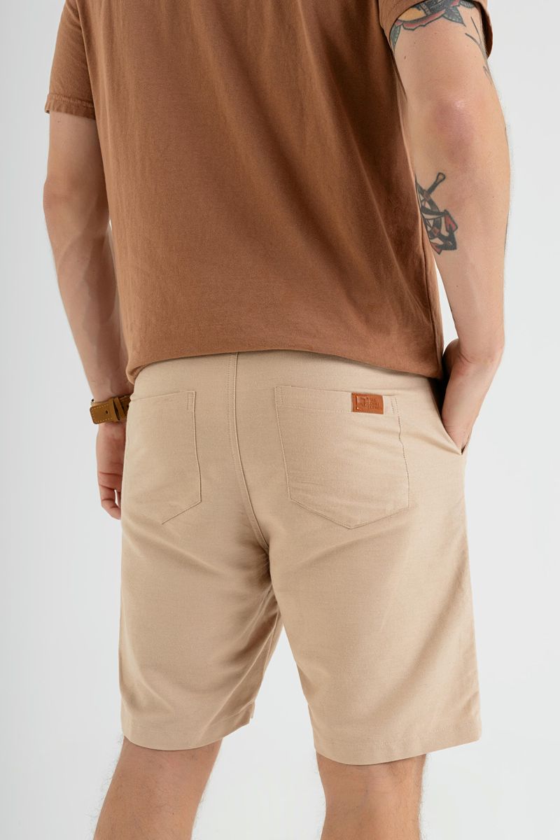 Bermuda-Masculina-em-Tecido-com-Linho-Bege