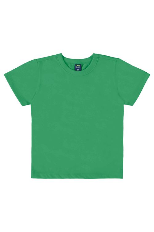 Camiseta Básica para Menino (Verde) Bee Loop