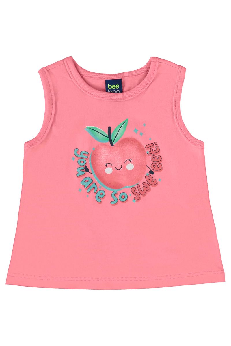 Conjunto-com-Regata-e-Short-para-Bebe-Menina-Rosa-Claro-Bee-Loop