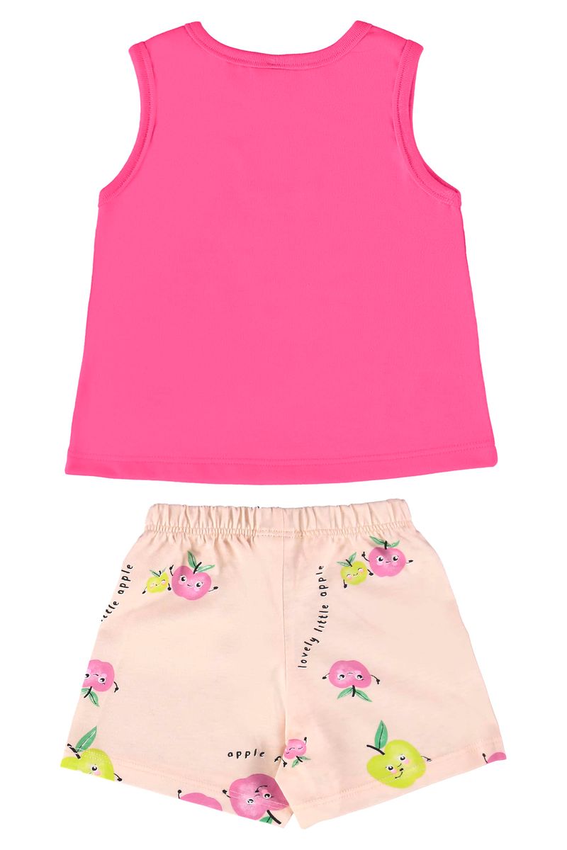 Conjunto-com-Regata-e-Short-para-Bebe-Menina-Rosa-Pink-Bee-Loop