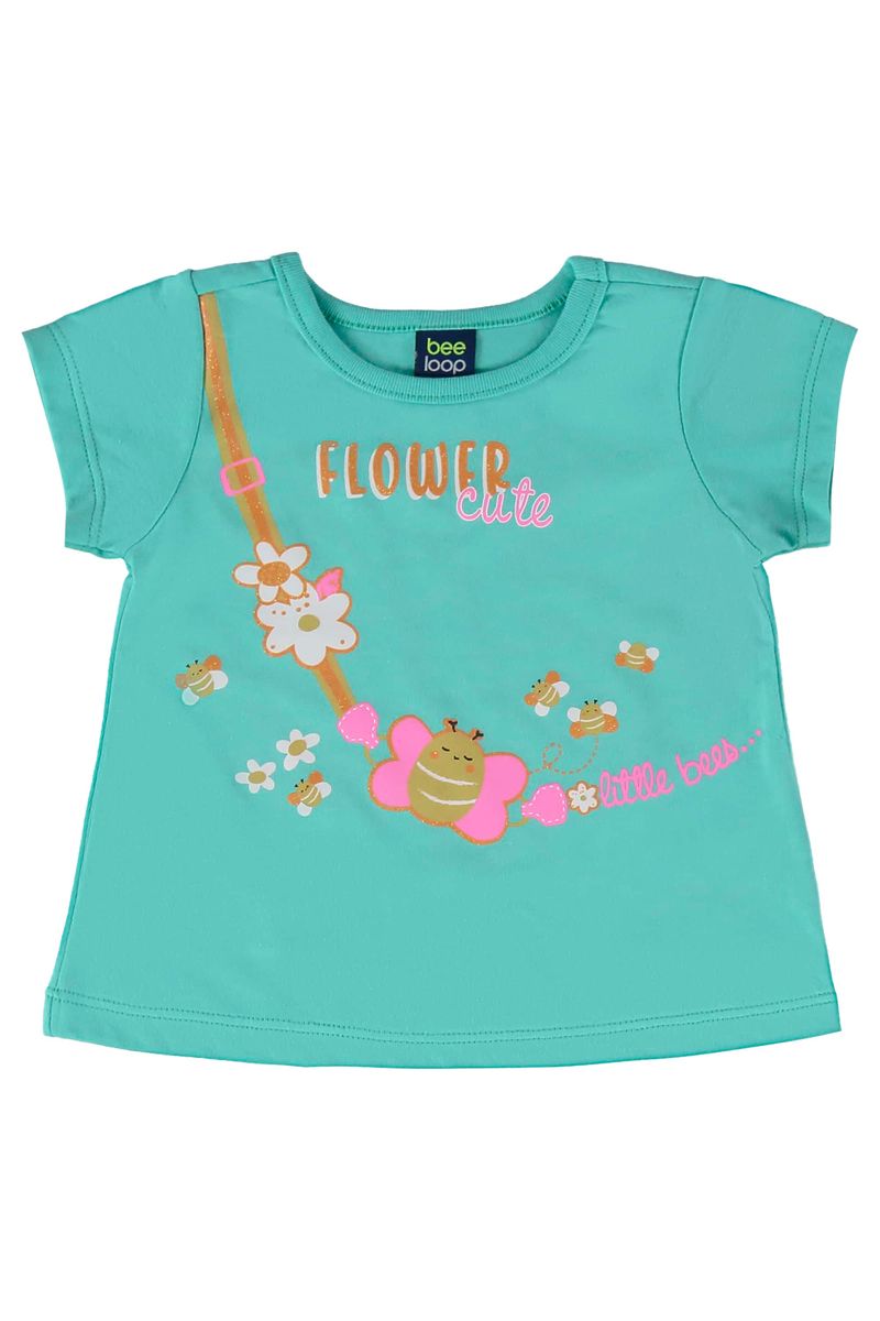 Conjunto-com-Blusa-Brilhante-e-Short-Saia-para-Bebe-Menina-Azul-Bee-Loop