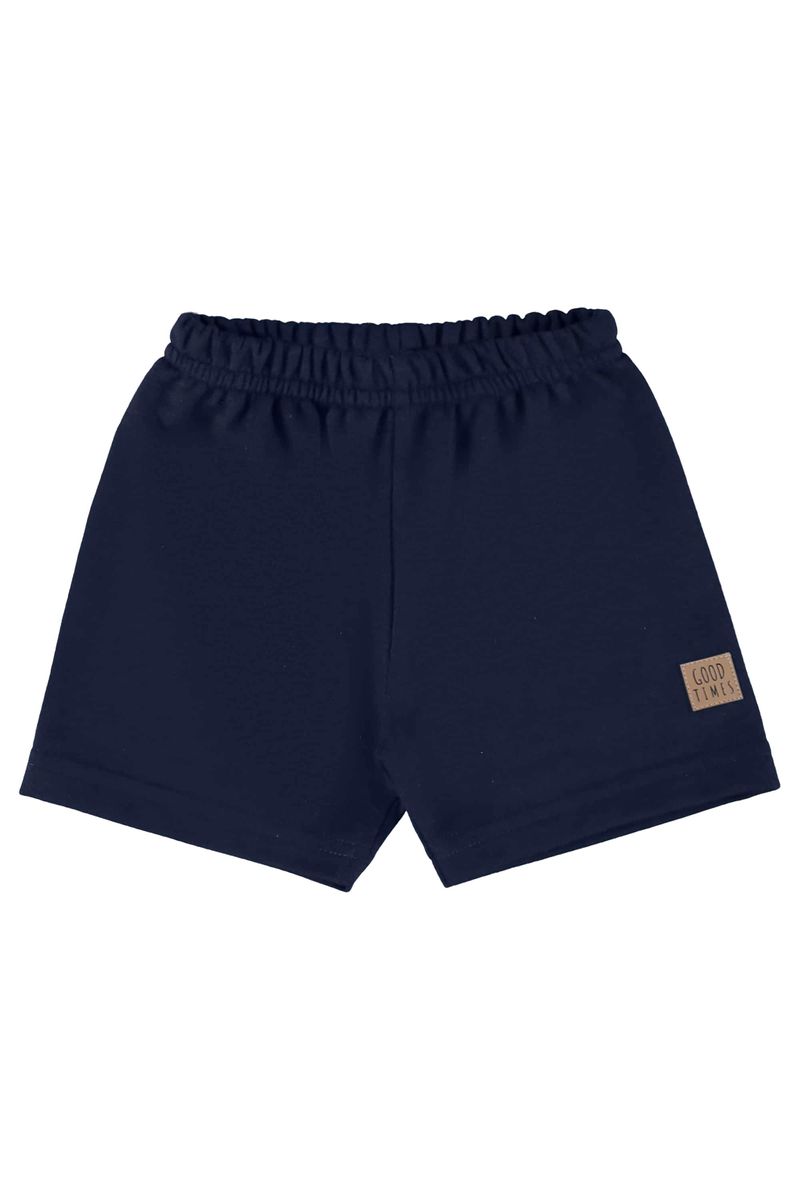 Conjunto-com-Camiseta-e-Bermuda-para-Bebe-Menino-Vermelho-Bee-Loop