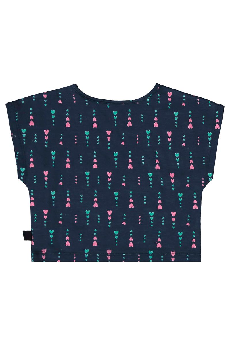 Conjunto-com-Blusa-Cropped-e-Short-para-Menina-Azul-Marinho-Bee-Loop