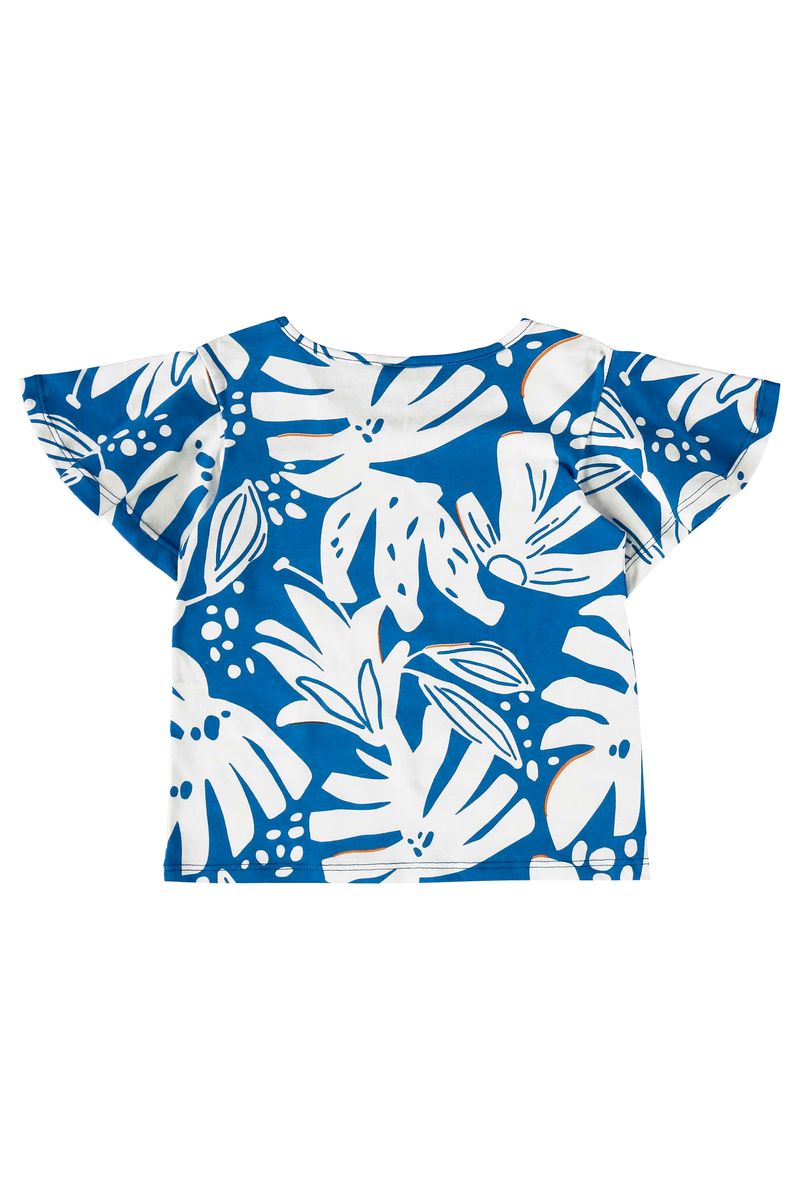 Conjunto-com-Blusa-e-Short-para-Menina-Azul-Bee-Loop