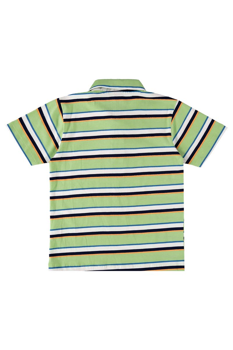 Camisa-Polo-Infantil-para-Menino-Verde-Bee-Loop