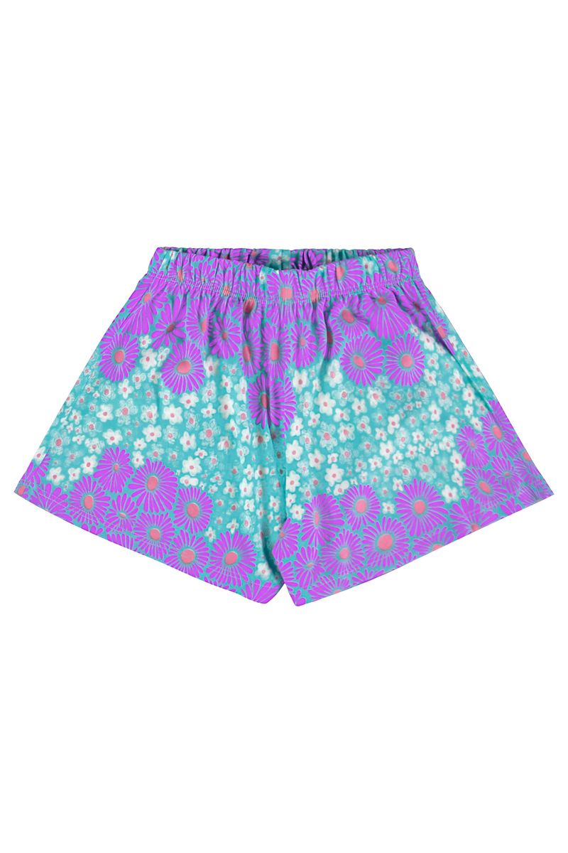 Conjunto-com-Bata-e-Short-para-Menina-Verde-Bee-Loop