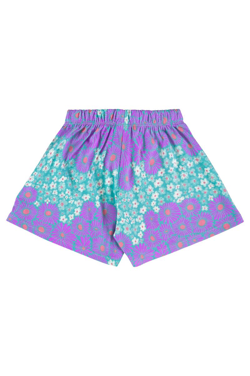 Conjunto-com-Bata-e-Short-para-Menina-Verde-Bee-Loop