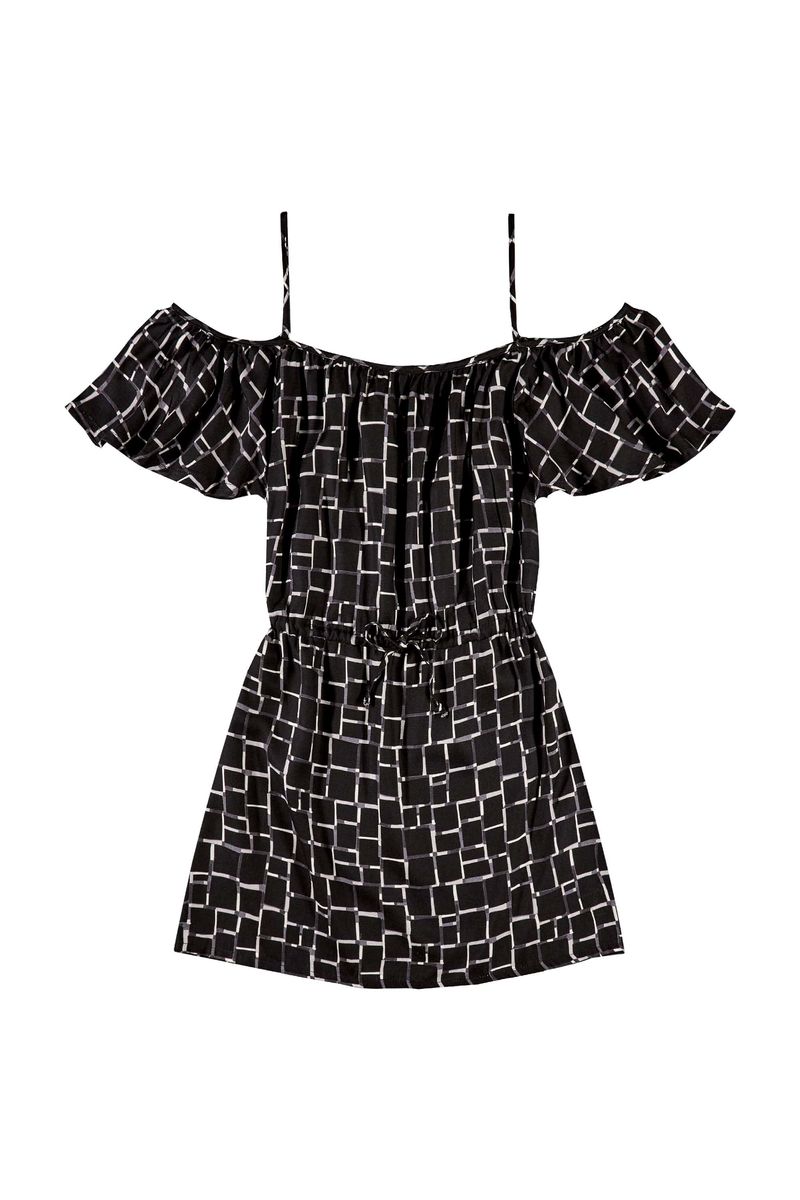 Vestido-Juvenil-Preto-Gloss