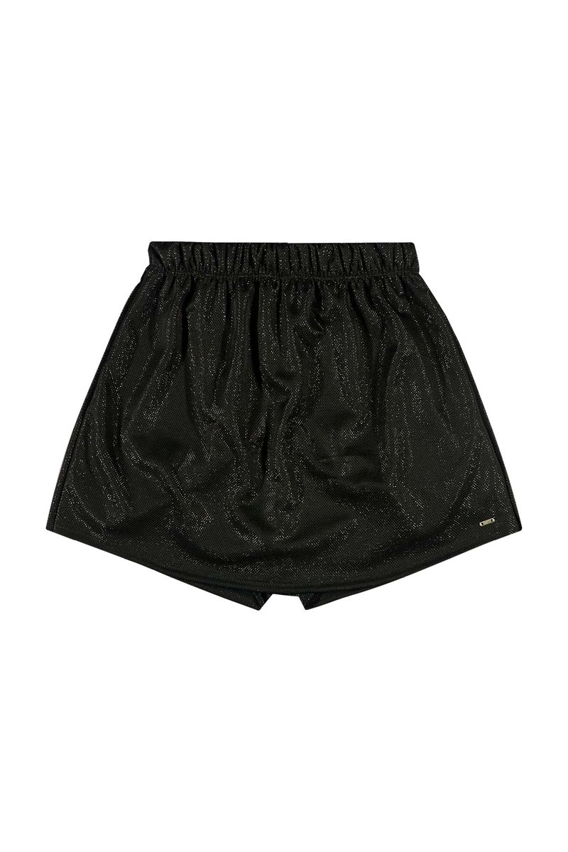 Short-Saia-Juvenil-com-Brilho-Preto-Gloss