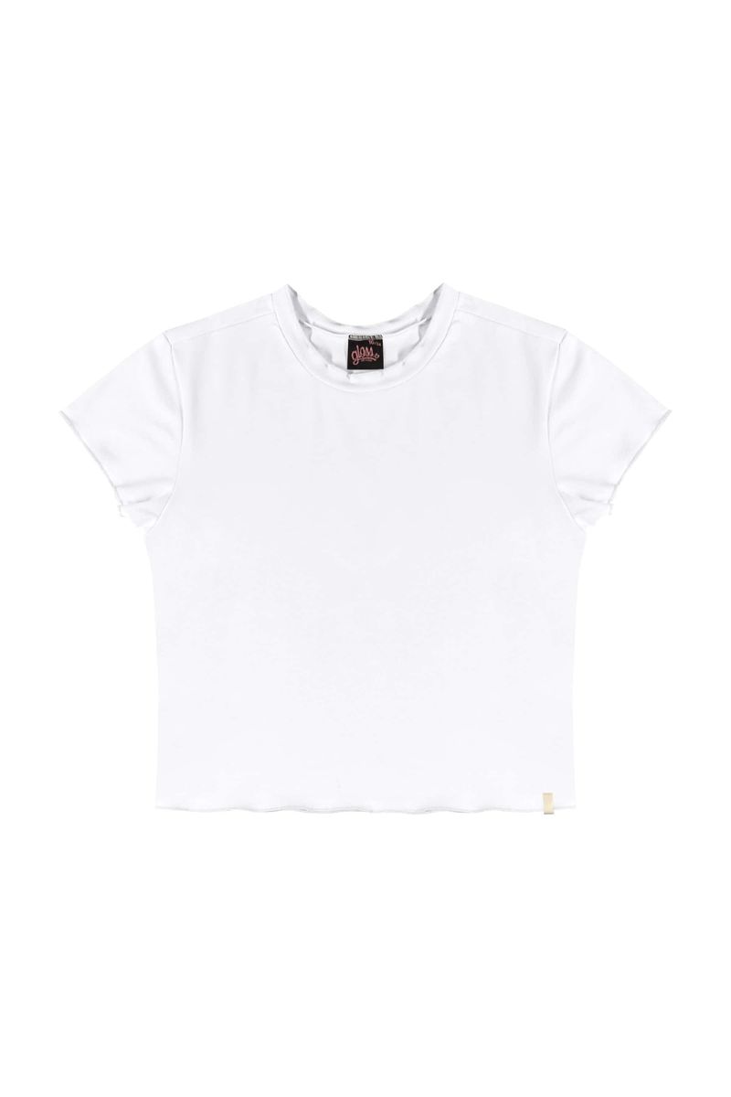 Blusa-Basica-Juvenil-para-Menina-Branco-Gloss